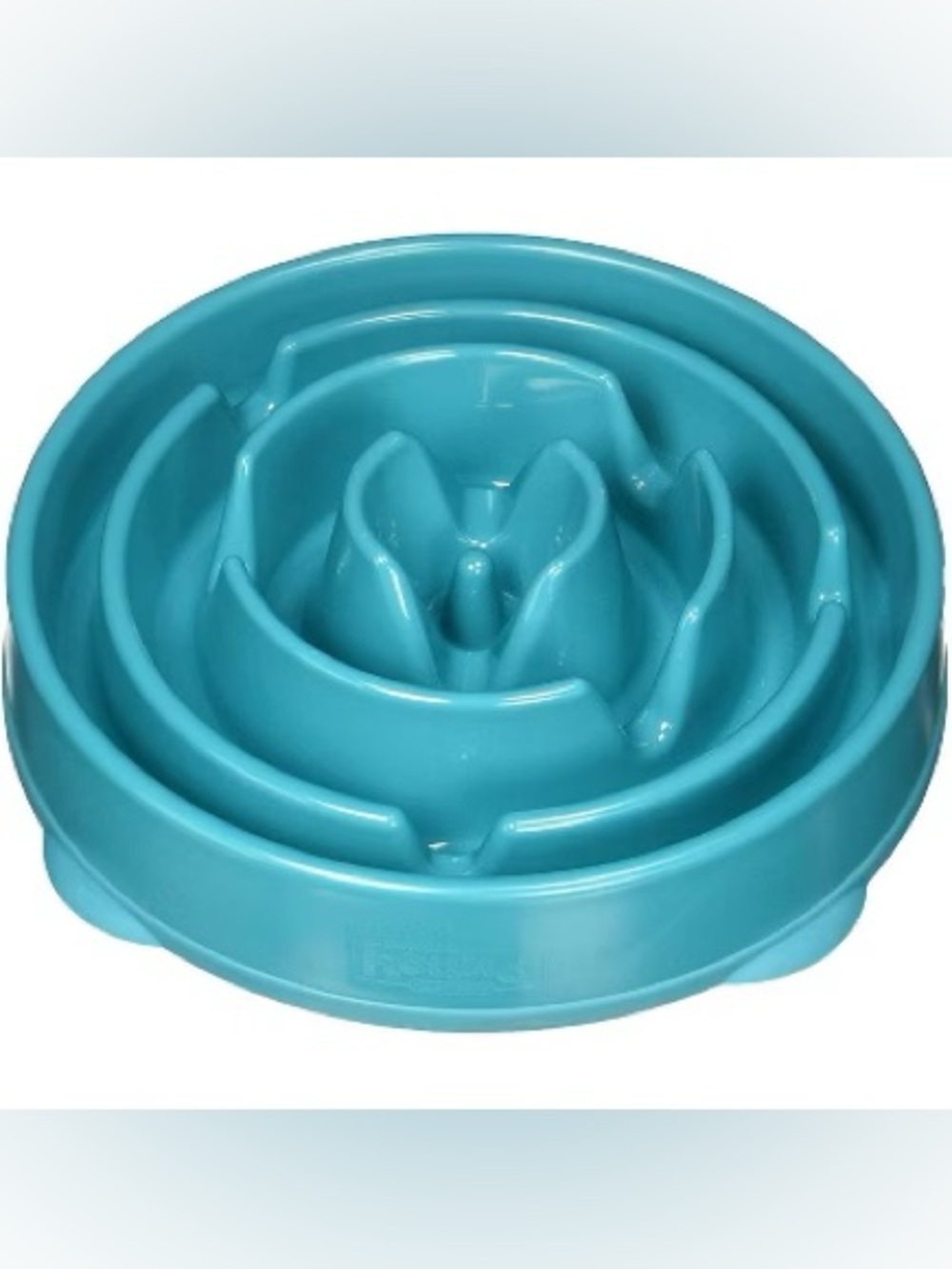 Outward Hound Fun Feeder Slo-Bowl For Dogs - L - Turqoise